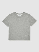 Children & Baby 13-14 yrs Cotton-Blend Crew-Neck T-Shirt in Grey Marl