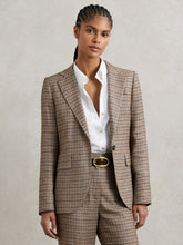 Women Jacket in Neutral Check