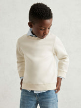 Children & Baby 9-13 yrs Cotton-Blend Textured Sweatshirt in Off White