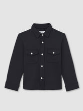 Children & Baby 13-14 yrs Waffle-Textured Twin-Pocket Overshirt in Navy