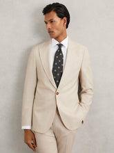 Men Suit Jacket in Stone