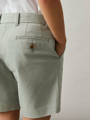 Children & Baby 3-9 yrs Cotton Chino Shorts with Stretch in Pistachio