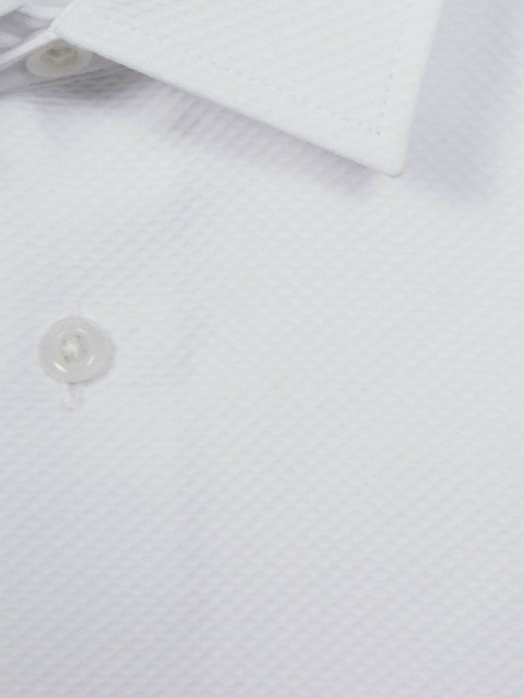 Children & Baby 3-9 yrs Slim Fit Textured Bib Dinner Shirt in White