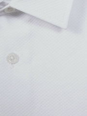 Children & Baby 3-9 yrs Slim Fit Textured Bib Dinner Shirt in White