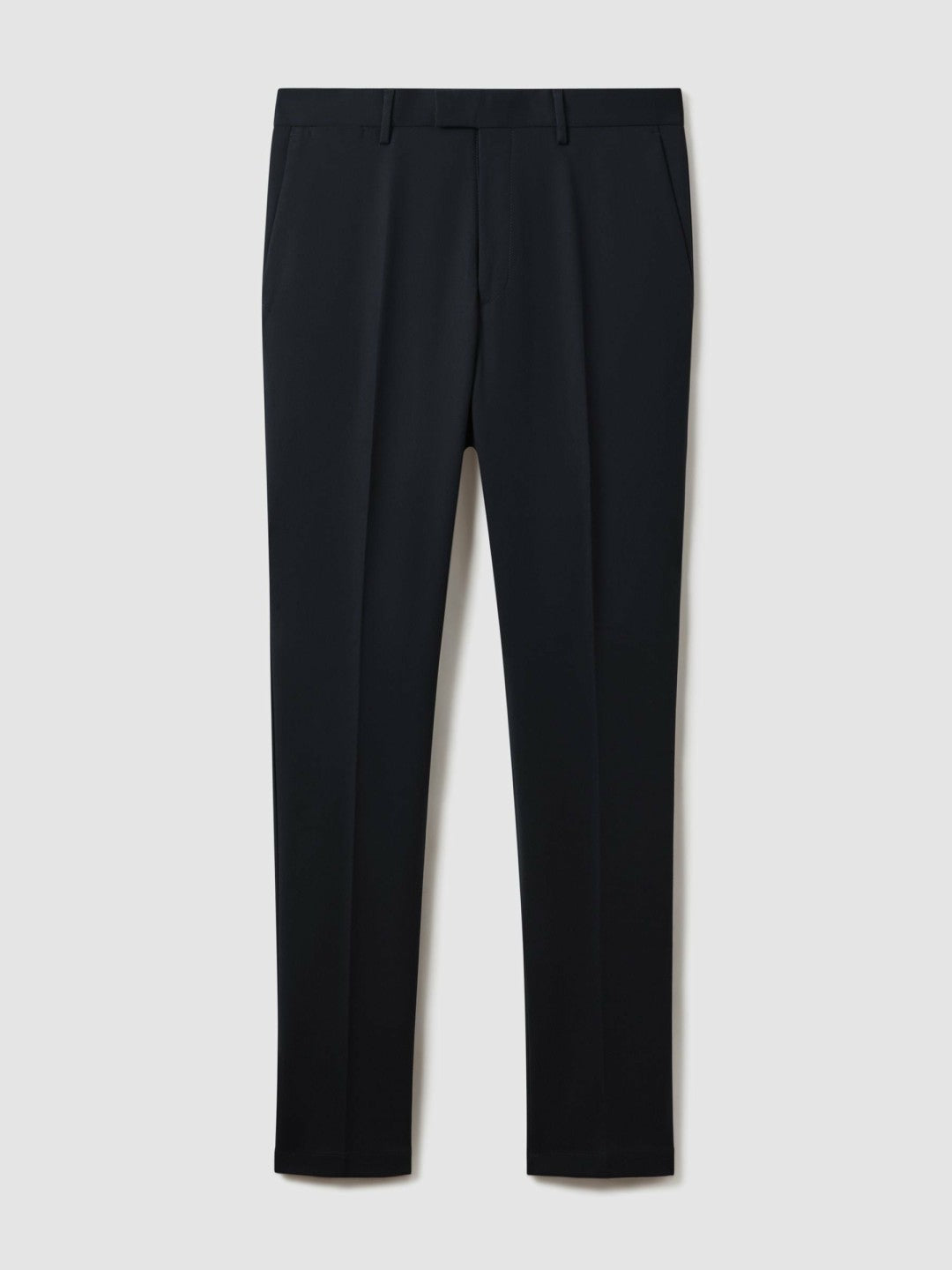 Men Slim Fit Cotton Blend Chinos in Navy