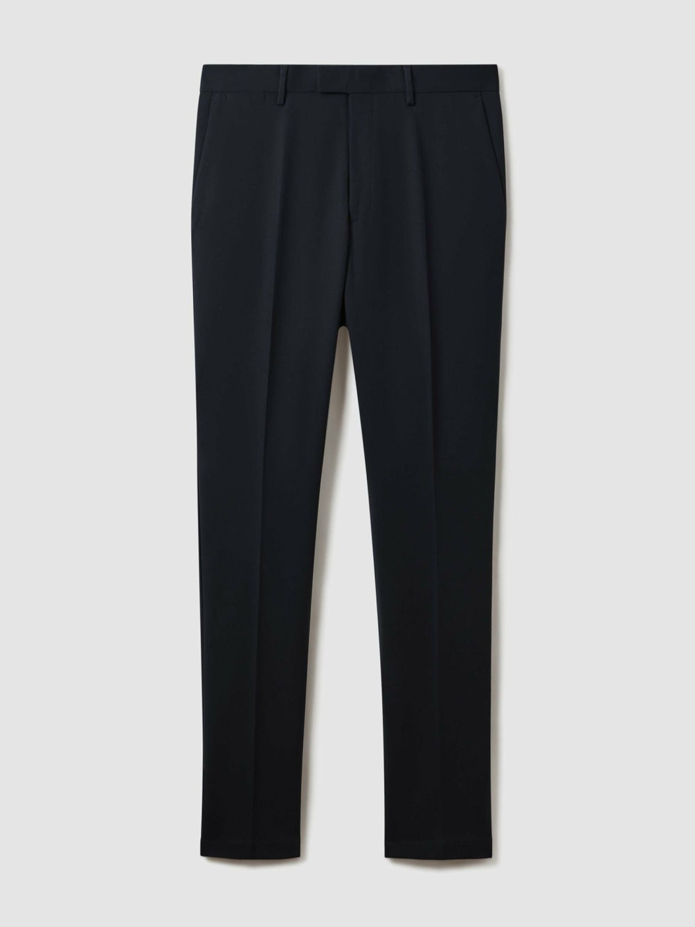 Men Slim Fit Cotton Blend Chinos in Navy