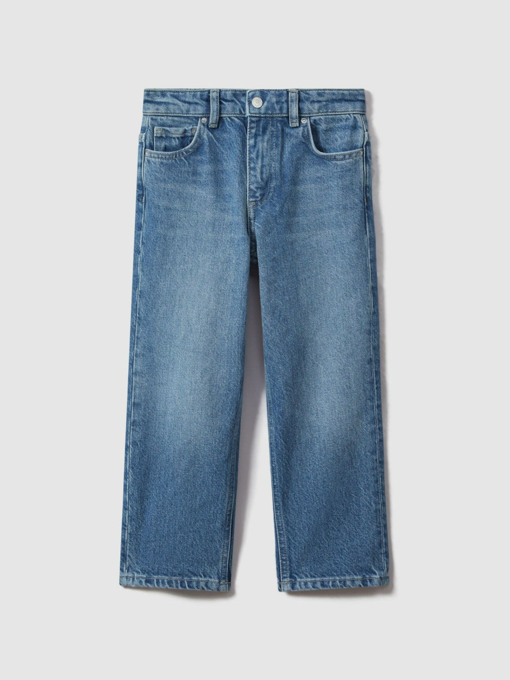 Children & Baby 3-9 yrs Loose Fit Adjuster Jeans in Mid Blue