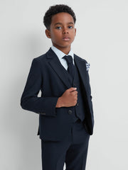 Children & Baby 9-14 yrs Wool Blend Single Breasted Blazer in Navy