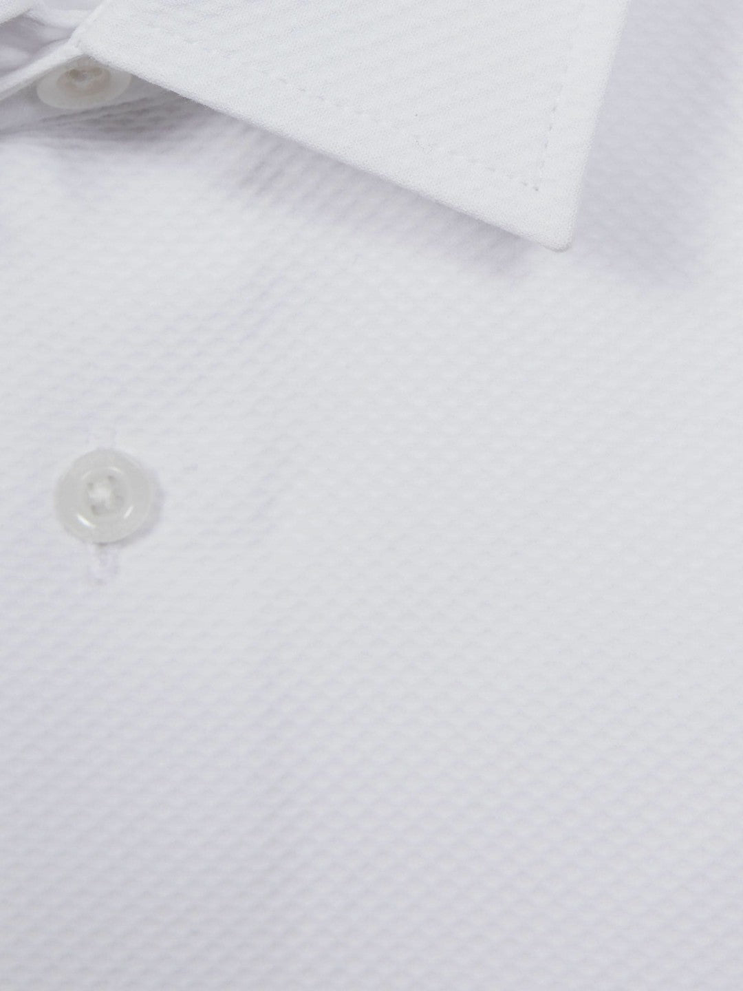Children & Baby 9-14 yrs Slim Fit Textured Bib Dinner Shirt in White