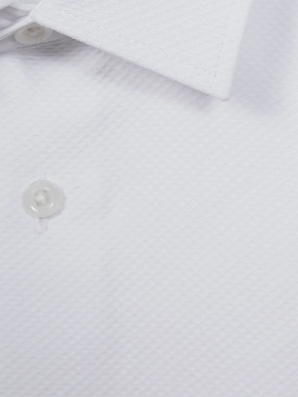 Children & Baby 9-14 yrs Slim Fit Textured Bib Dinner Shirt in White