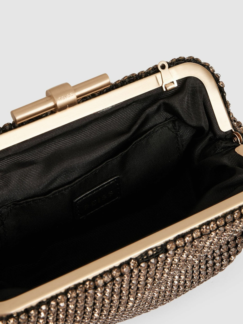 Women Embellished Clutch Bag in Gold