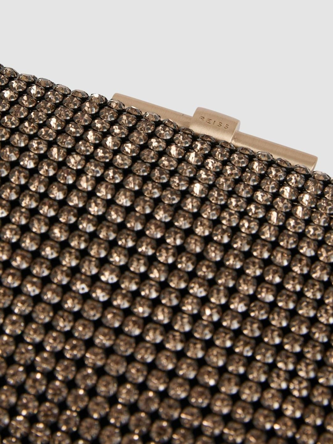 Women Embellished Clutch Bag in Gold