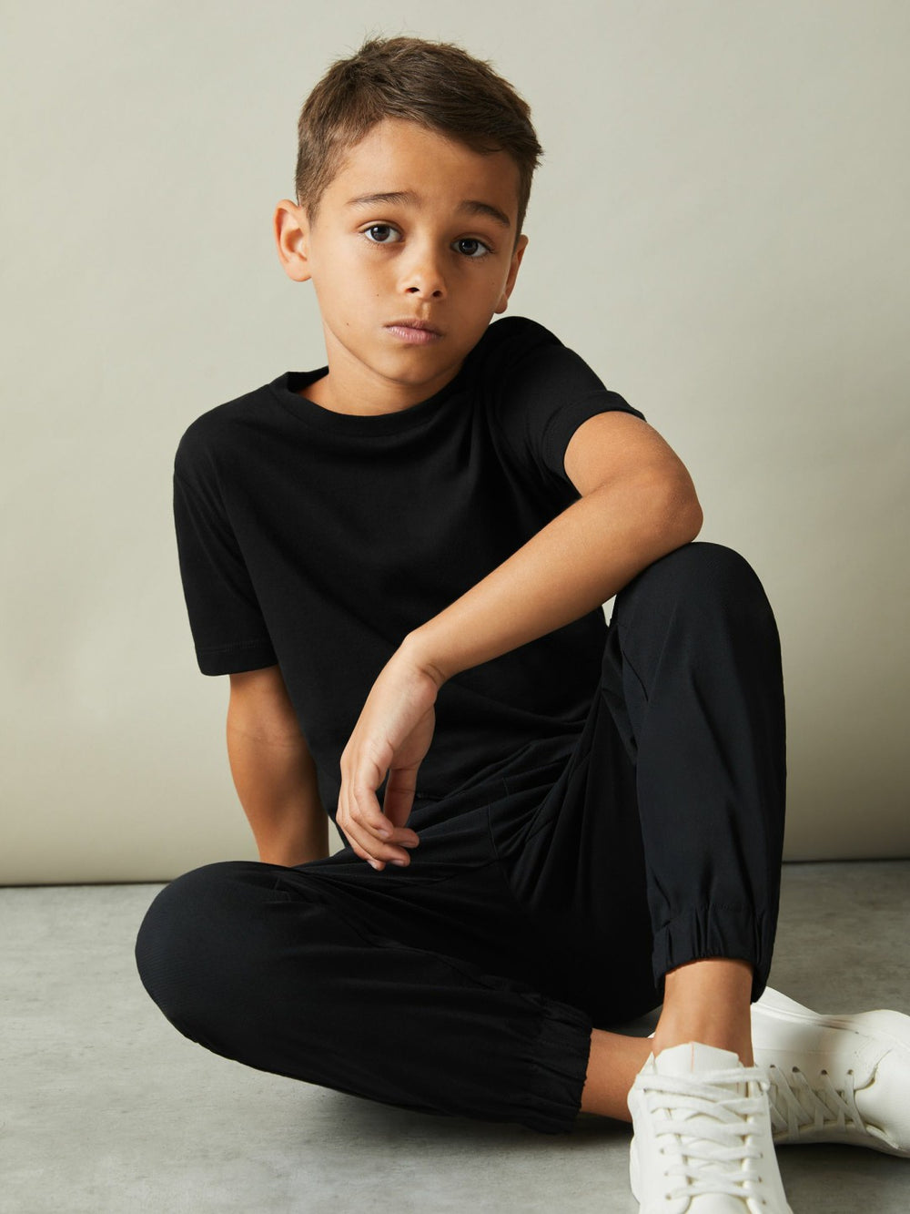 Children & Baby 9-13 yrs Crew Neck T-Shirt in Black