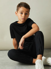 Children & Baby 9-13 yrs Crew Neck T-Shirt in Black