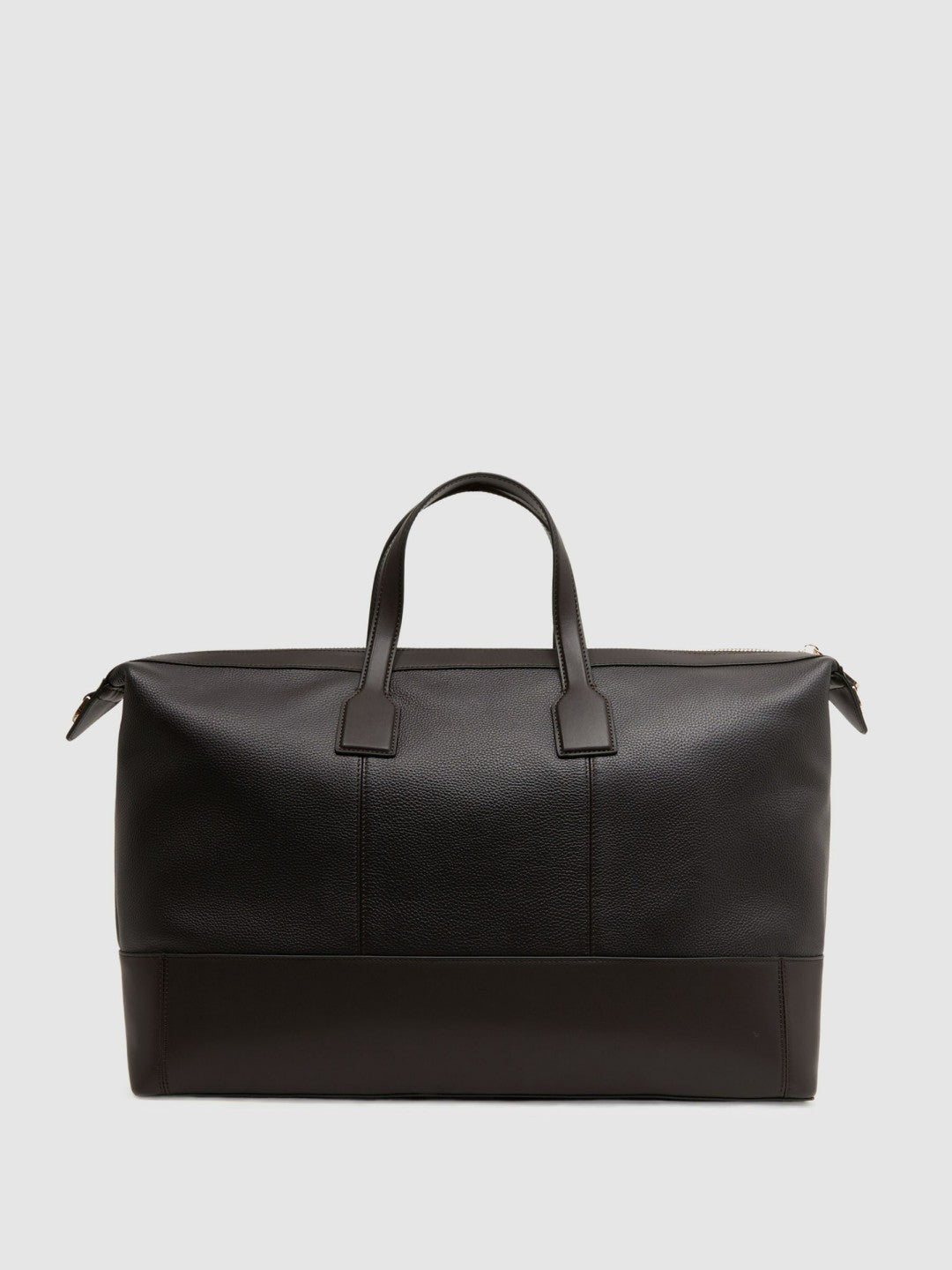 Men Leather Holdall in Chocolate