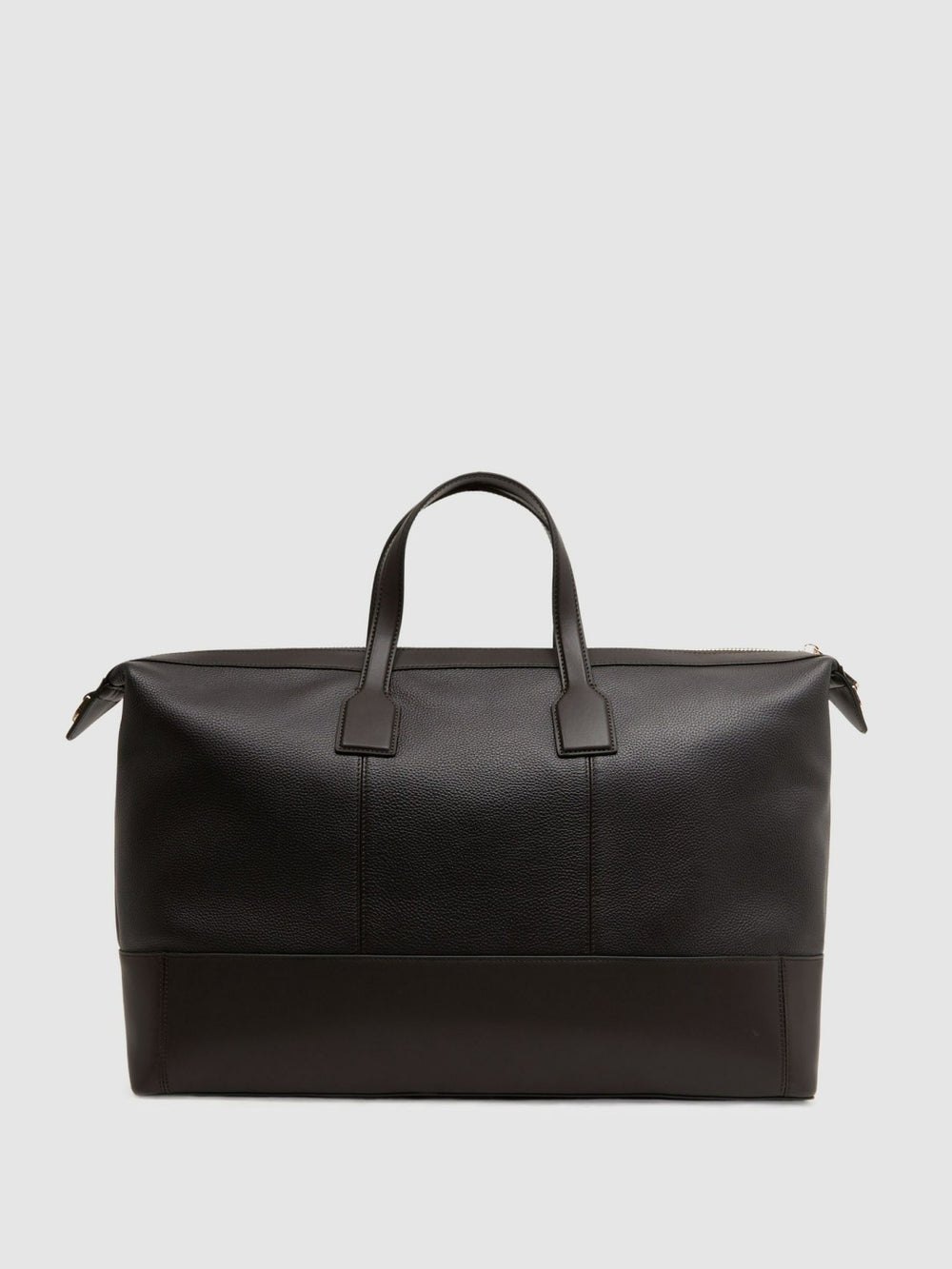 Men Leather Holdall in Chocolate