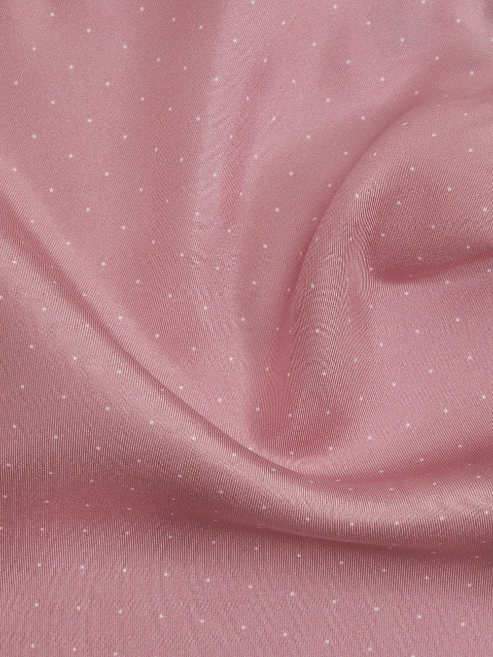 Men Polka Dot Silk Pocket Square in Pink