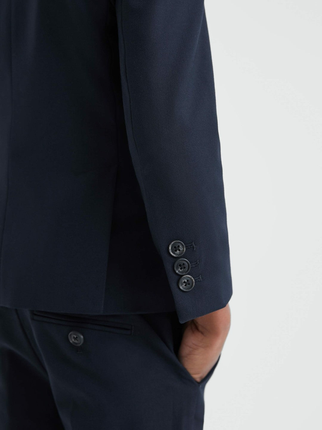 Children & Baby 3-9 yrs Wool Blend Single Breasted Blazer in Navy