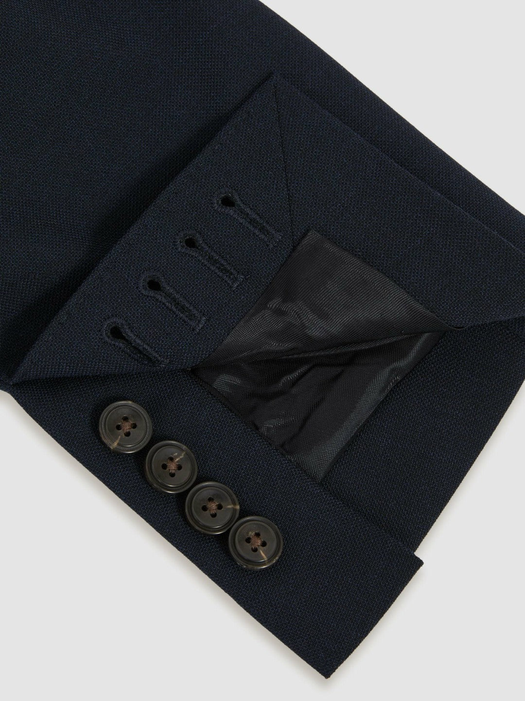 Men Double Breasted Suit Blazer Slim Fit in Navy