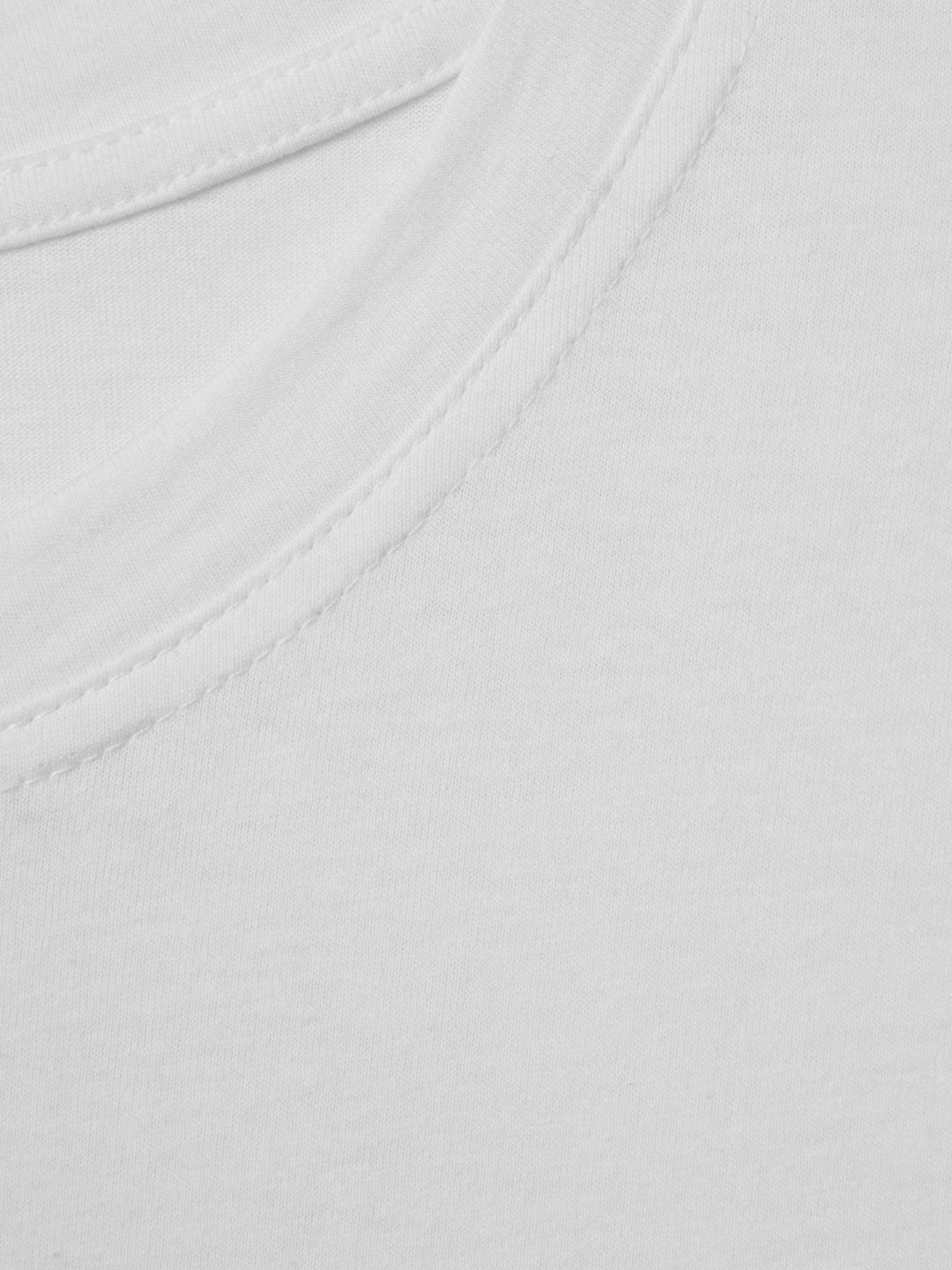 Women Cotton Capped Sleeve T-Shirt in White