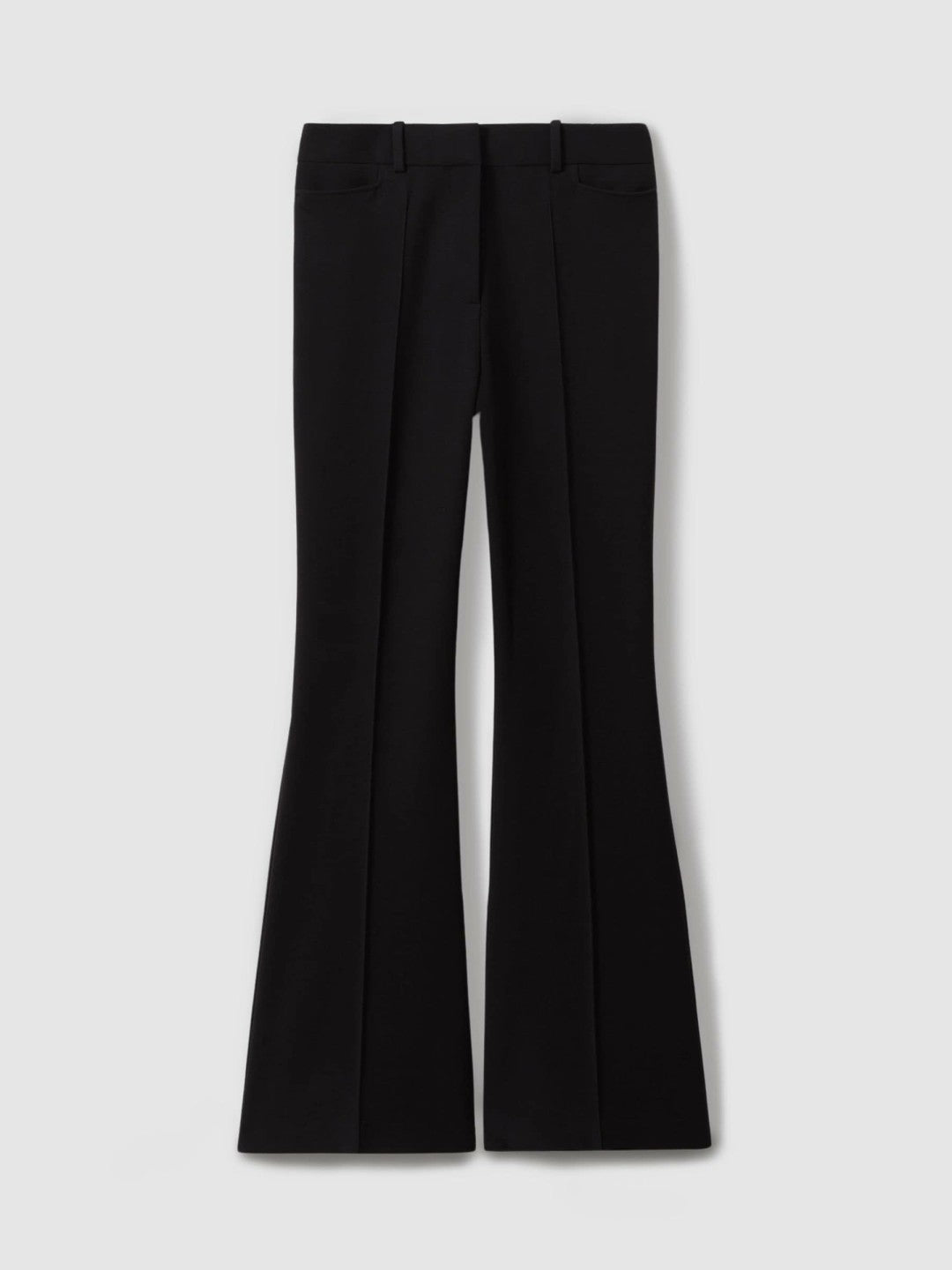Women Flared Suit Trousers in Black