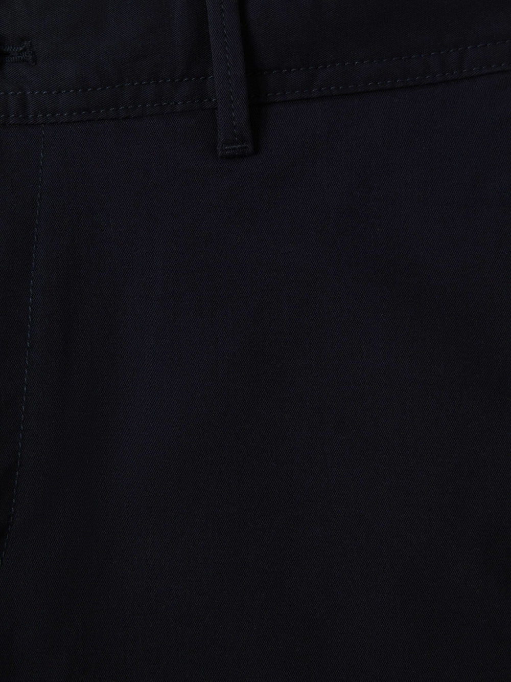 Men Slim Fit Washed Cotton Blend Chinos in Navy