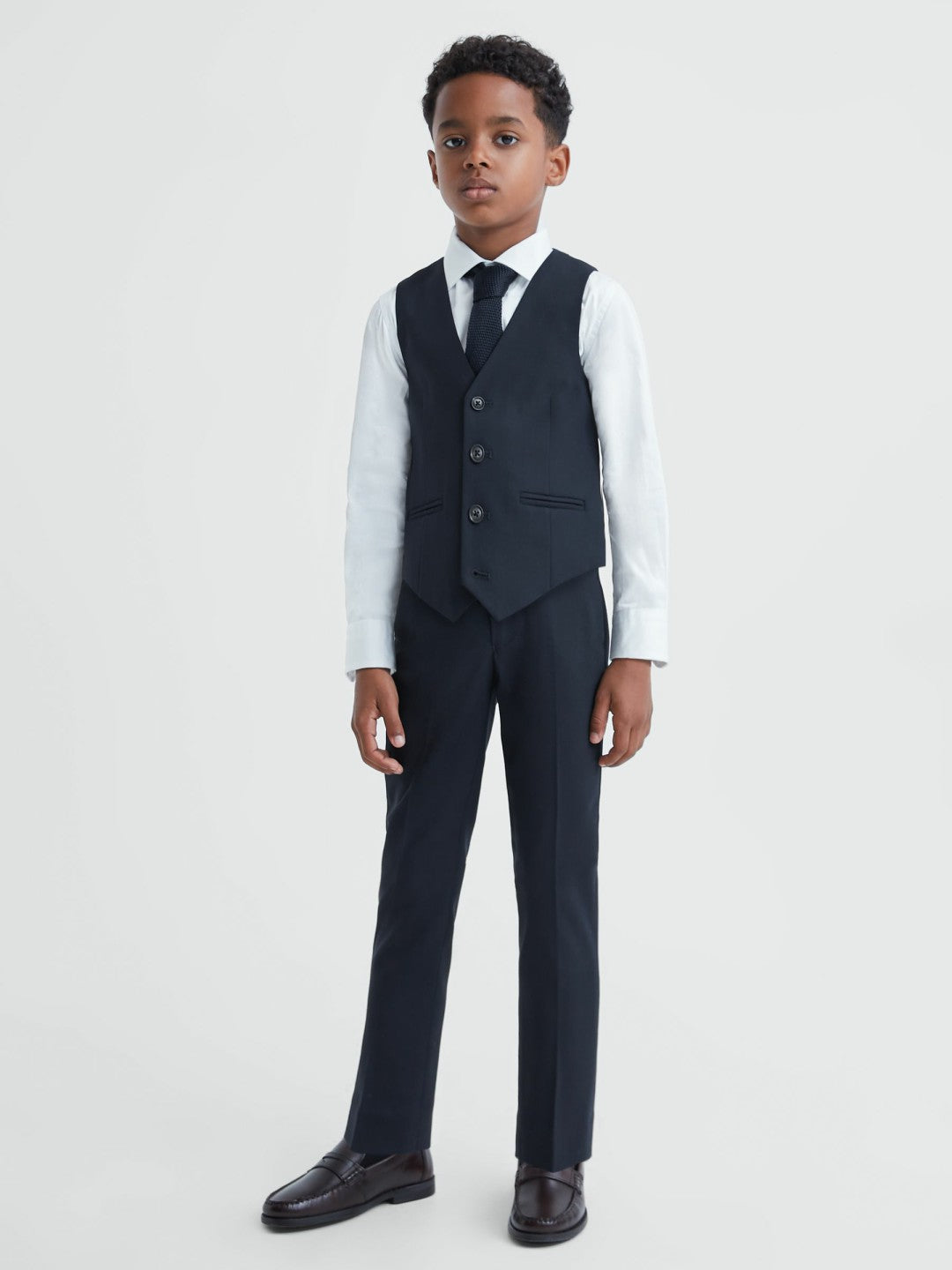 Children & Baby 3-9 yrs Wool Blend Waistcoat in Navy