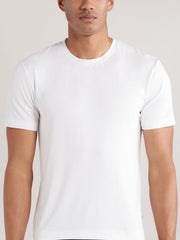 Men CHÉ Studios Crew Neck T-Shirt with TENCEL™ Fibers in White