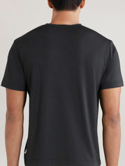 Men CHÉ Studios Crew Neck T-Shirt with TENCEL™ Fibers in Black