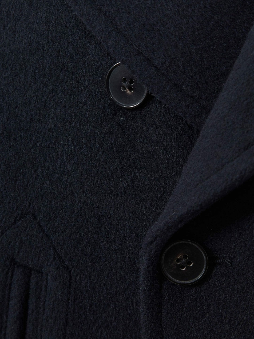 Children & Baby 9-13 yrs Wool Blend Twill Double Breasted Coat in Navy