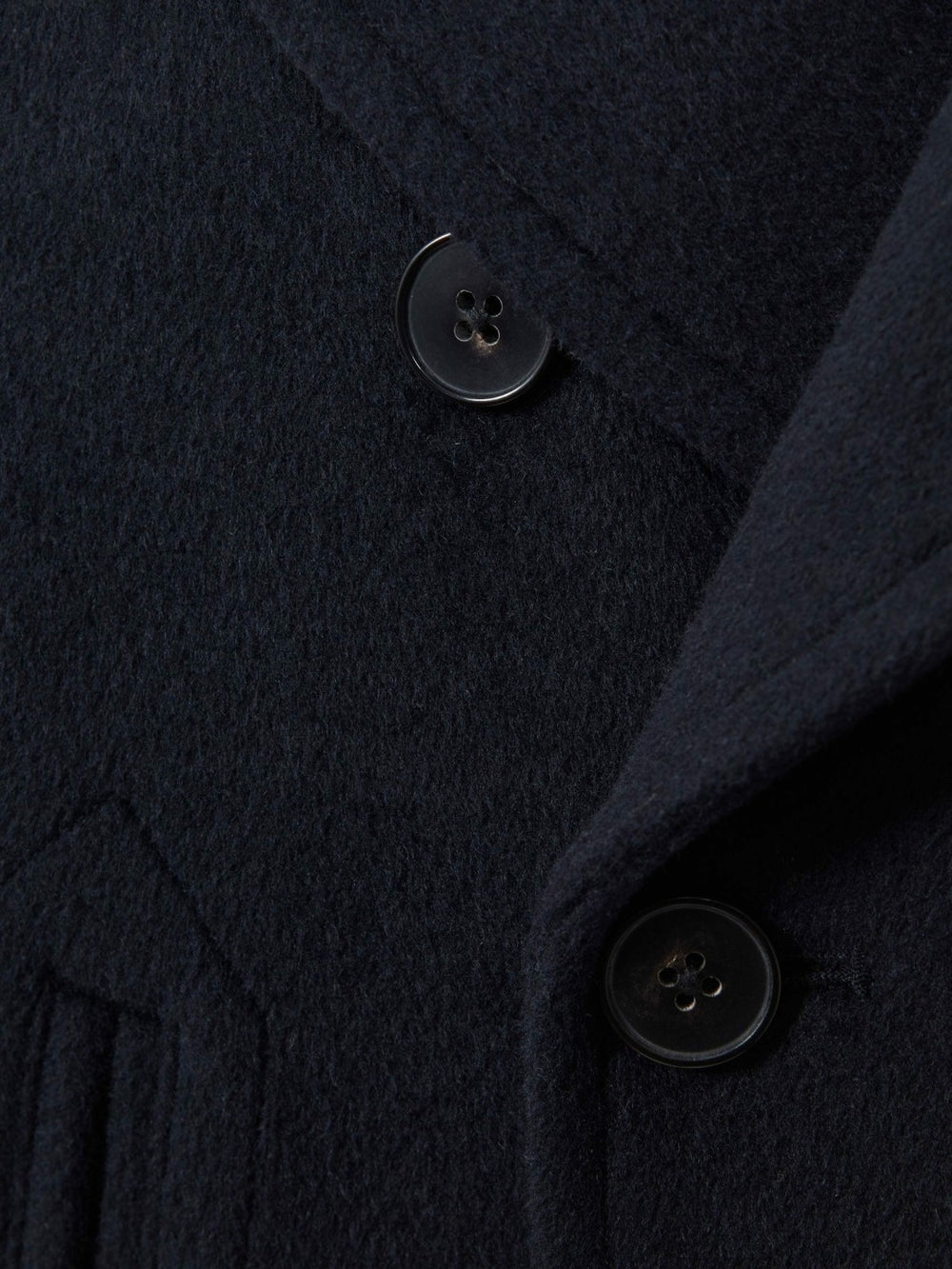 Children & Baby 9-13 yrs Wool Blend Twill Double Breasted Coat in Navy