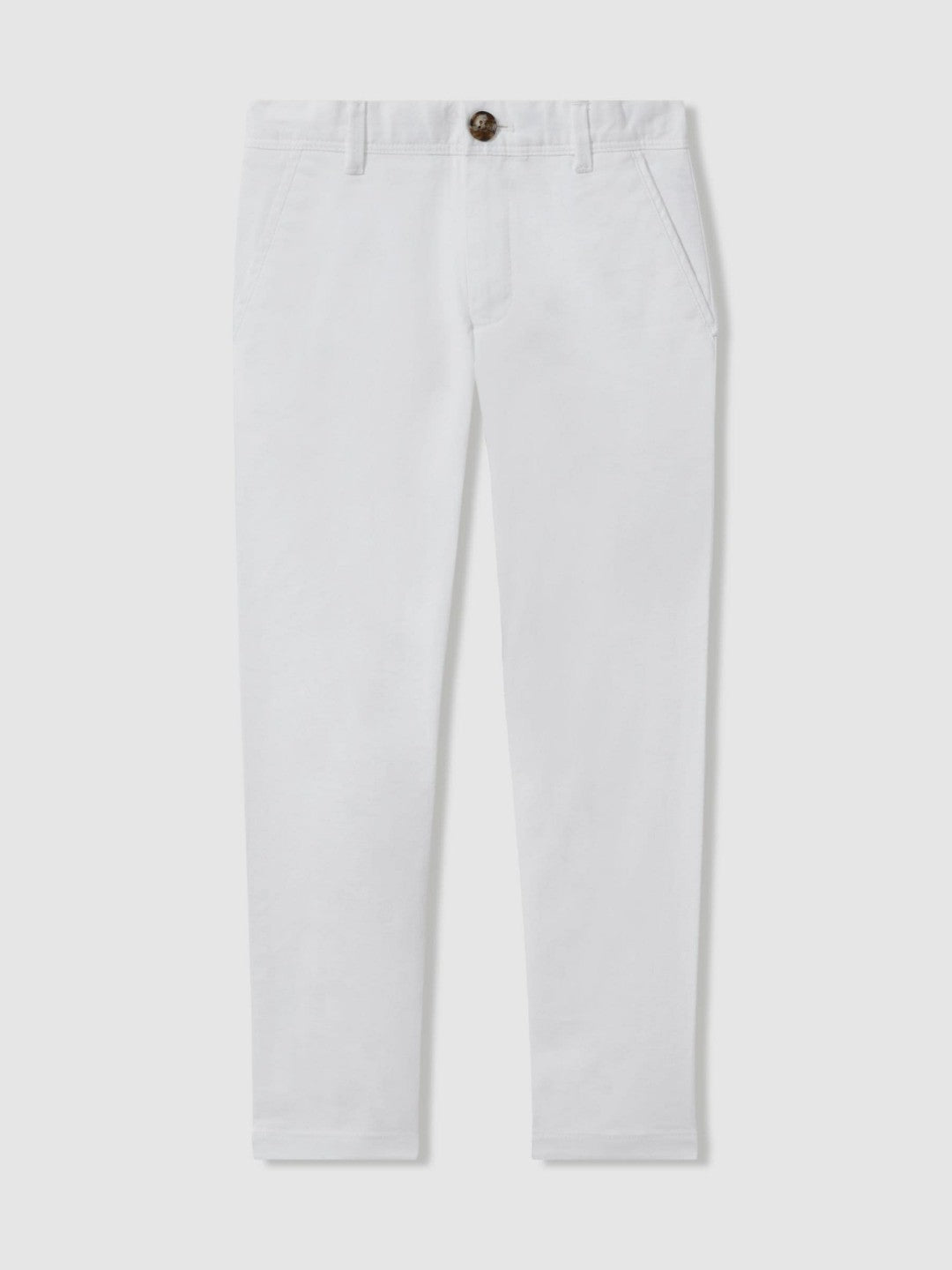 Children & Baby 13-14 yrs Slim Fit Casual Chinos in White