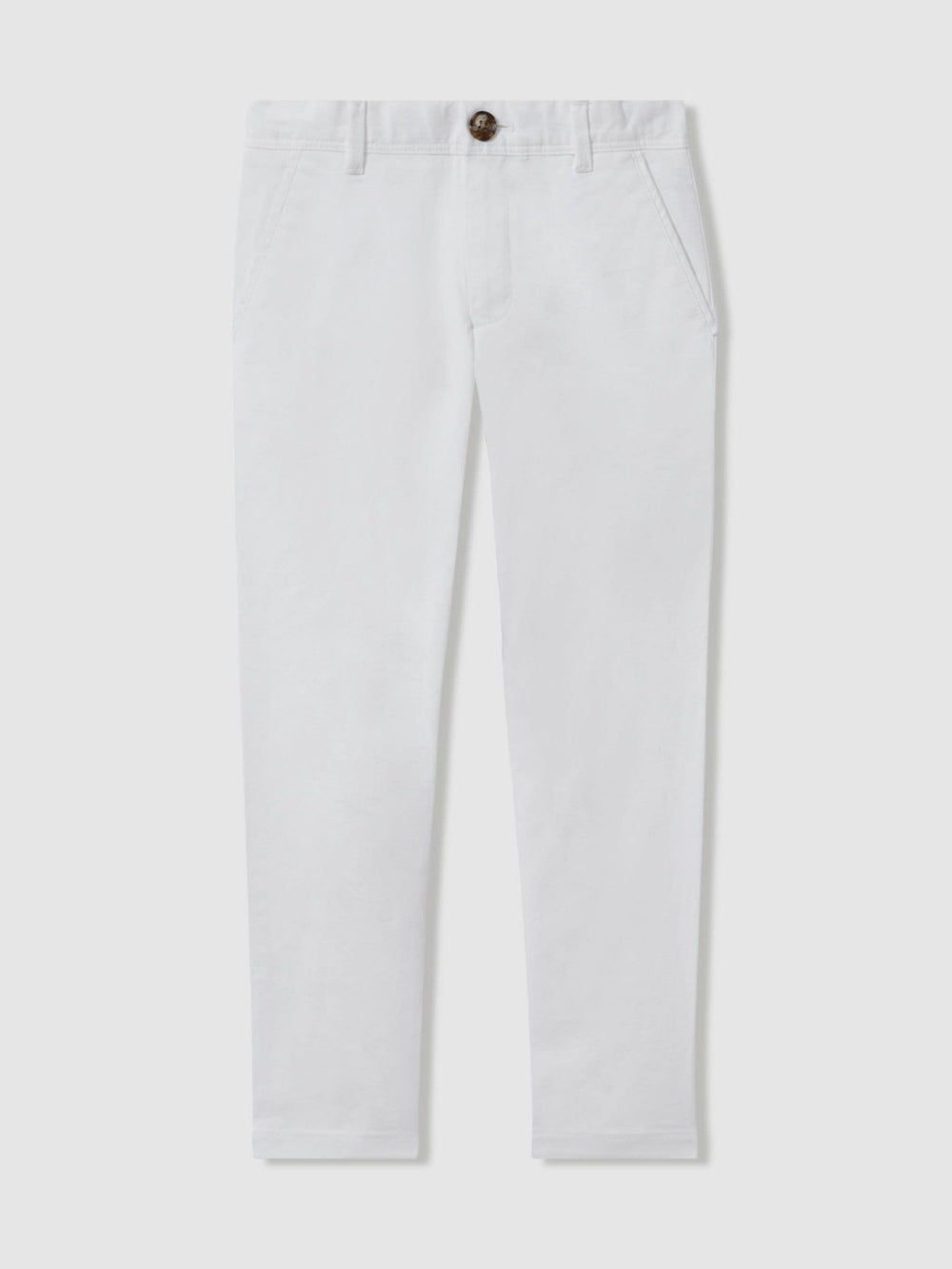 Children & Baby 13-14 yrs Slim Fit Casual Chinos in White