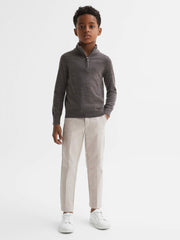 Children & Baby 9-14 yrs Slim Fit Tapered Chinos in Stone