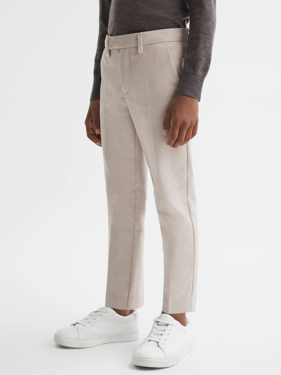 Children & Baby 9-14 yrs Slim Fit Tapered Chinos in Stone