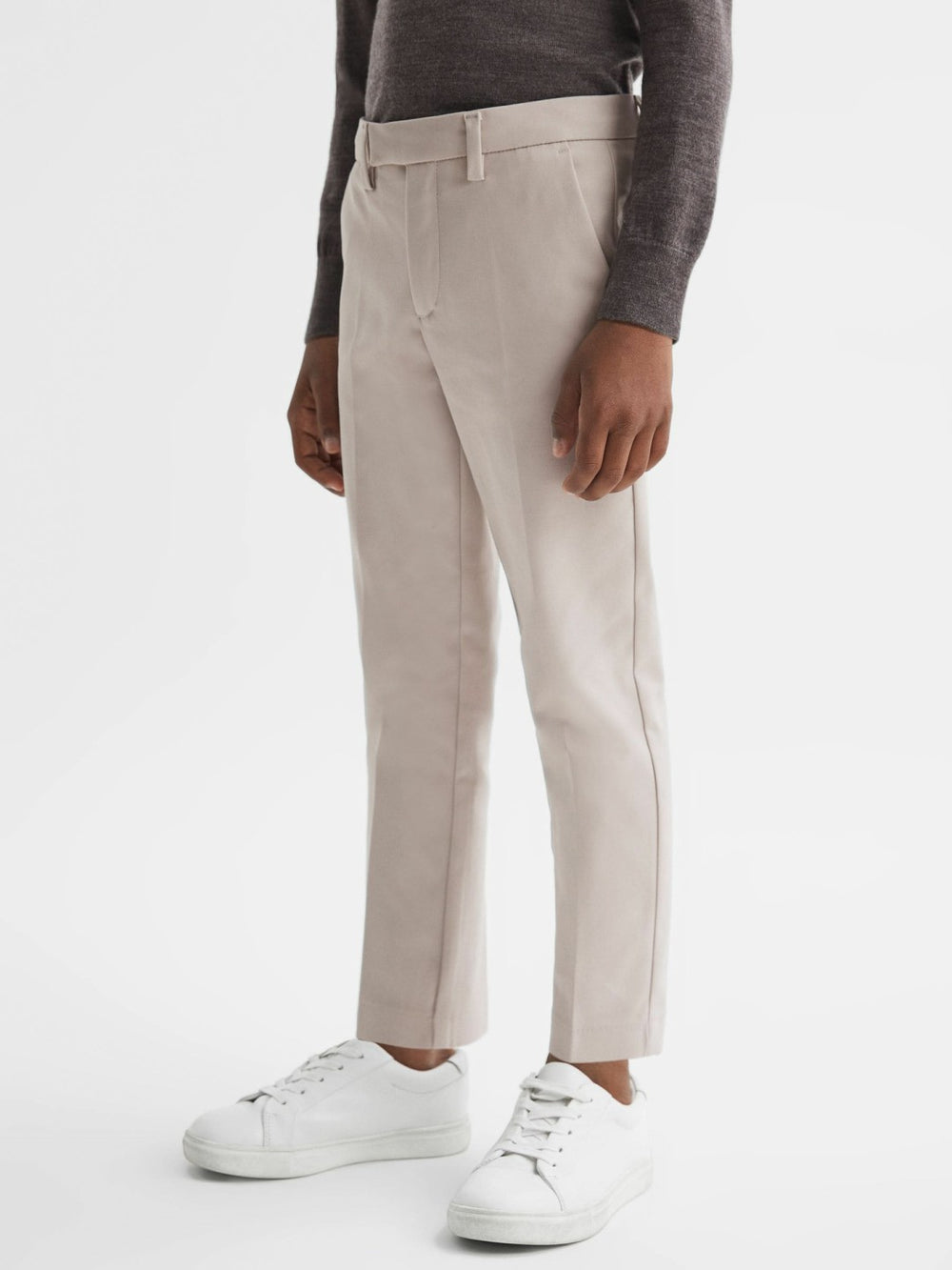 Children & Baby 9-14 yrs Slim Fit Tapered Chinos in Stone