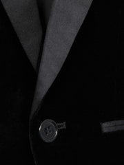 Children & Baby 3-9 yrs Single Breasted Velvet Blazer in Black