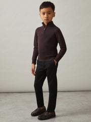 Children & Baby 9-13 yrs Slim Fit Tapered Chinos in Black
