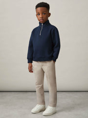 Children & Baby 9-13 yrs Slim Fit Tapered Chinos in Stone