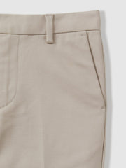 Children & Baby 9-13 yrs Slim Fit Tapered Chinos in Stone