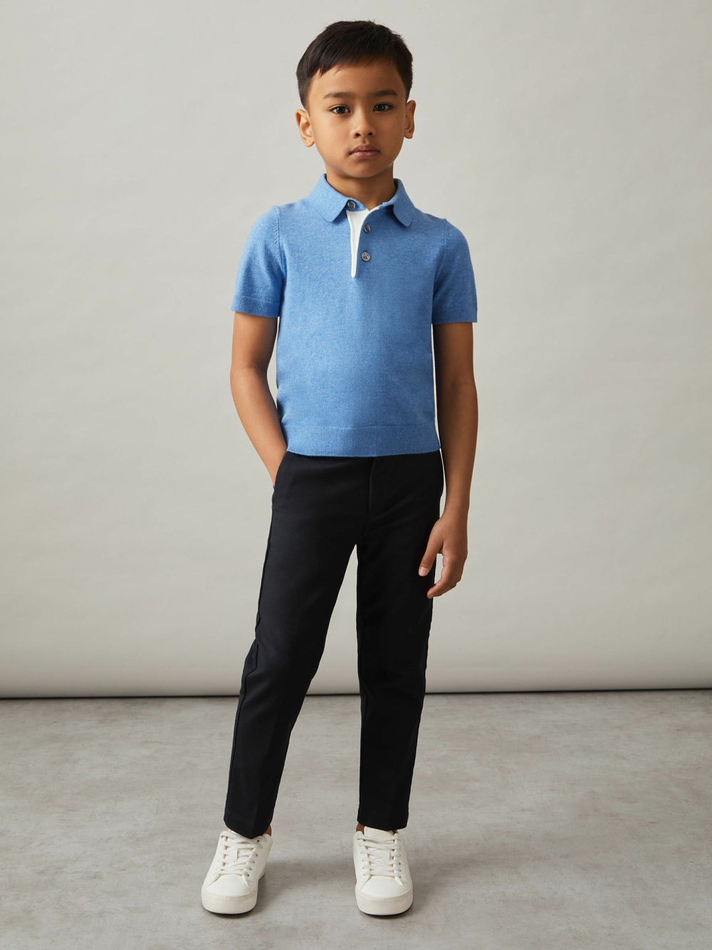 Children & Baby 9-13 yrs Slim Fit Tapered Chinos in Navy