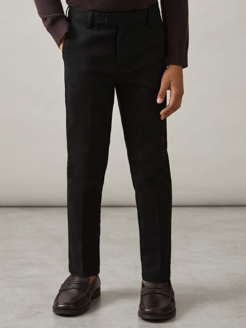 Children & Baby 3-9 yrs Slim Fit Tapered Chinos in Black