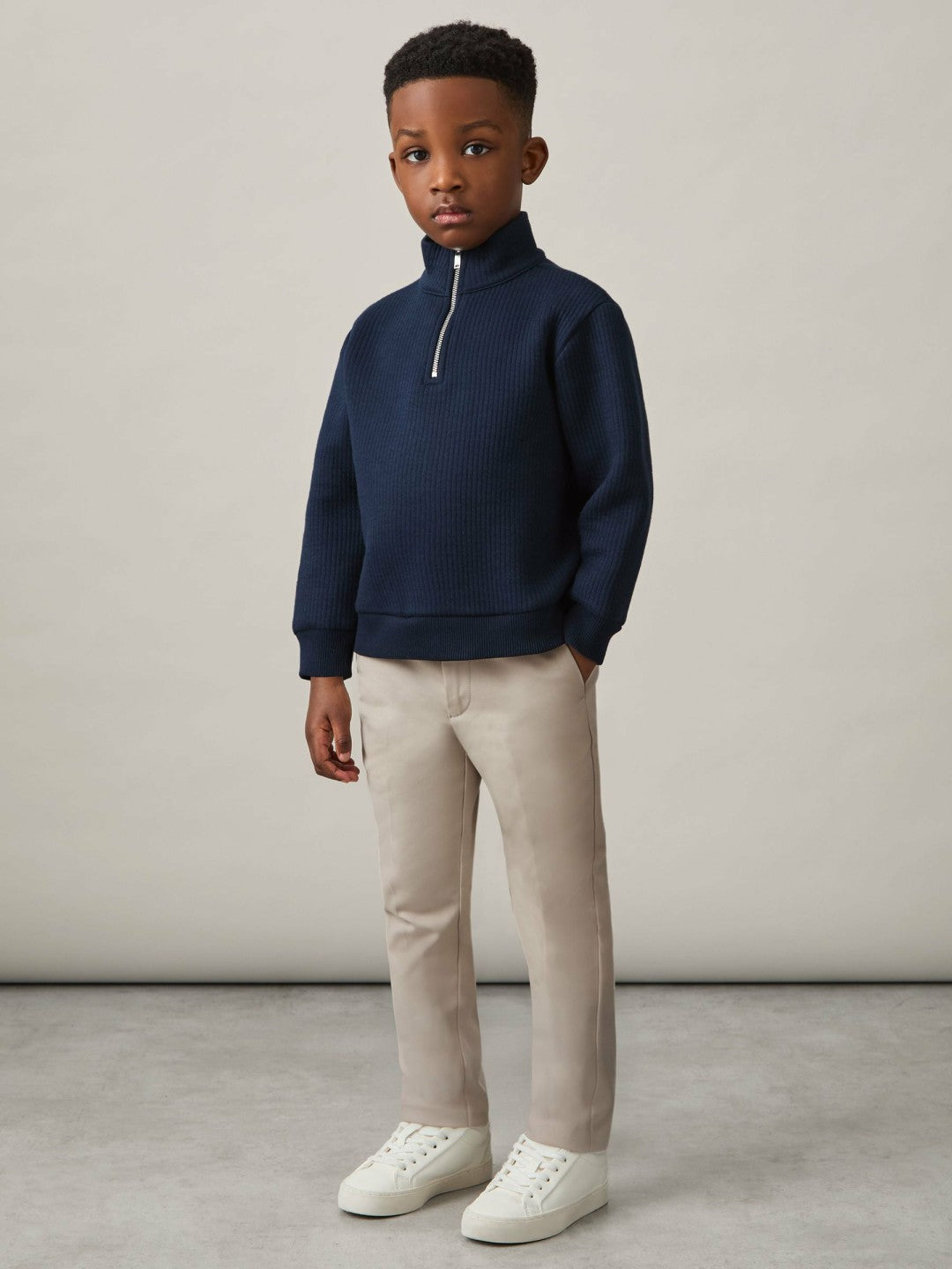 Children & Baby 13-14 yrs Slim Fit Tapered Chinos in Stone