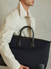 Men Neoprene Holdall in Dark Navy