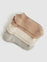 Women 3 Pack of Trainer Socks in Multi