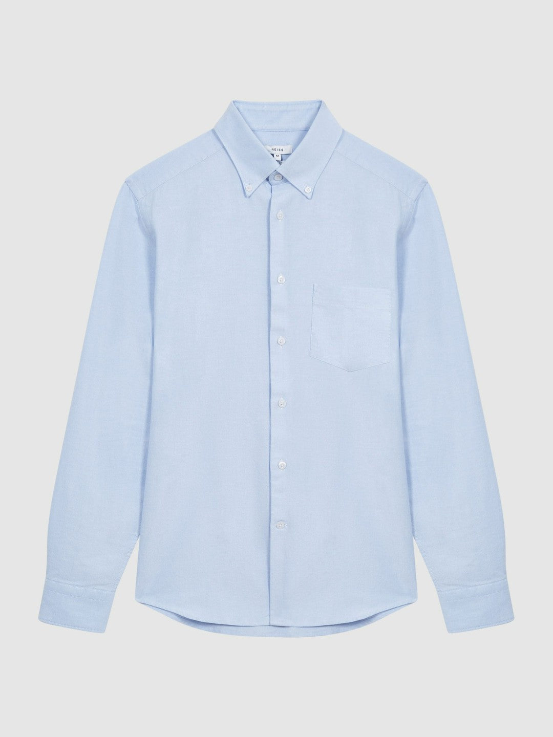 Men Soft Wash Button Down Oxford Shirt in Soft Blue