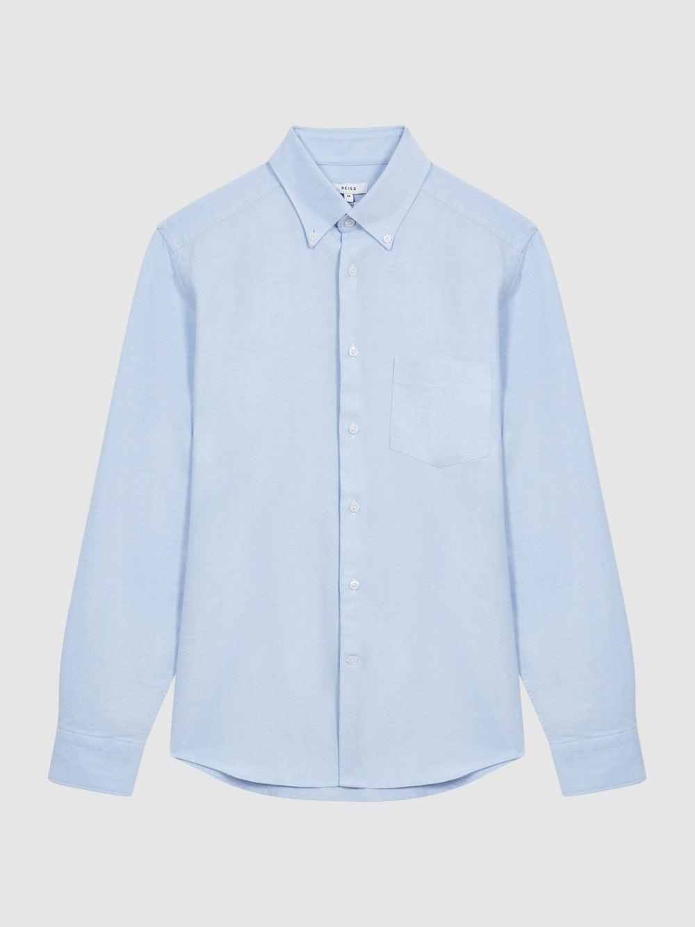 Men Soft Wash Button Down Oxford Shirt in Soft Blue