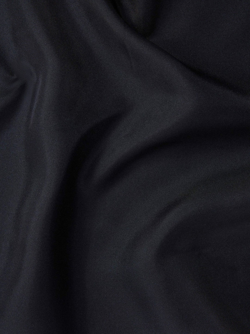 Men Plain Silk Pocket Square in Navy