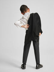 Children & Baby 4-9 yrs Single Breasted Velvet Blazer in Black