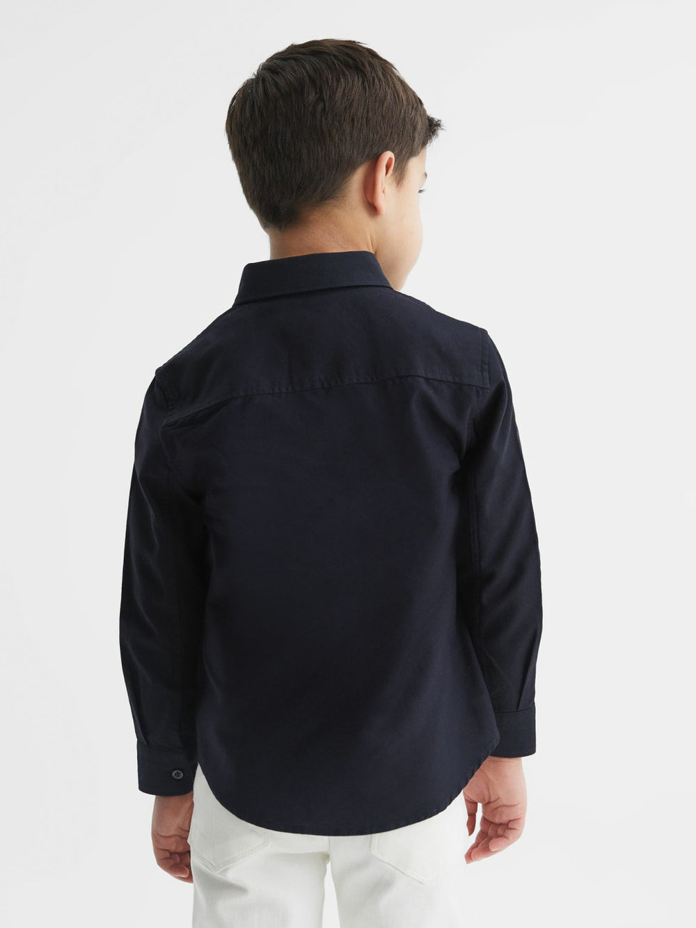 Children & Baby Junior Button Down Oxford Shirt in Navy